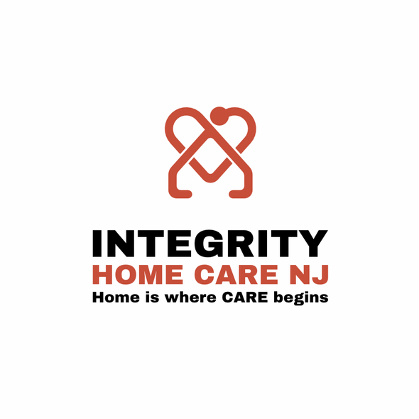 Doctor logo with the title 'Modern logo for home care'