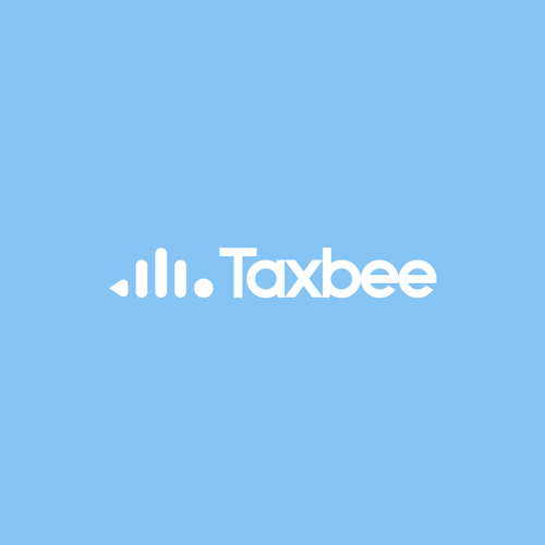 Pie chart logo with the title 'Solid logo concept for tax company'