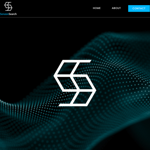 Digital marketing design with the title 'Senzon Search Recruitment Design'