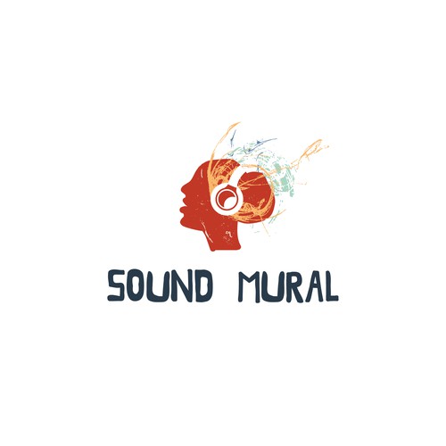 Vibe logo with the title 'Logo for a sound studio'