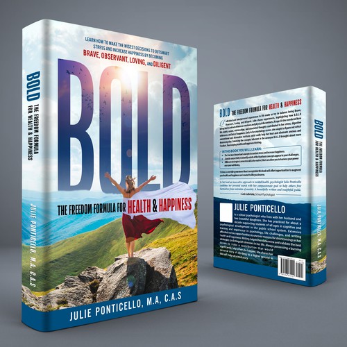 Health book cover with the title 'Bold - The Freedom Formula for Health & Happiness'