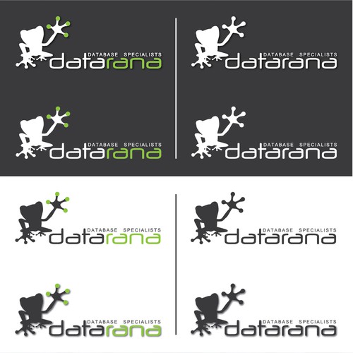 Database design with the title 'logo datarana'