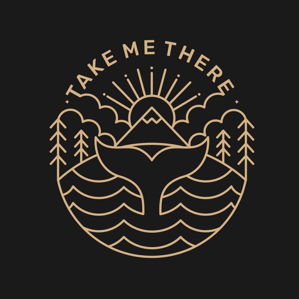 Pictorial logo with the title 'TAKE ME THERE'