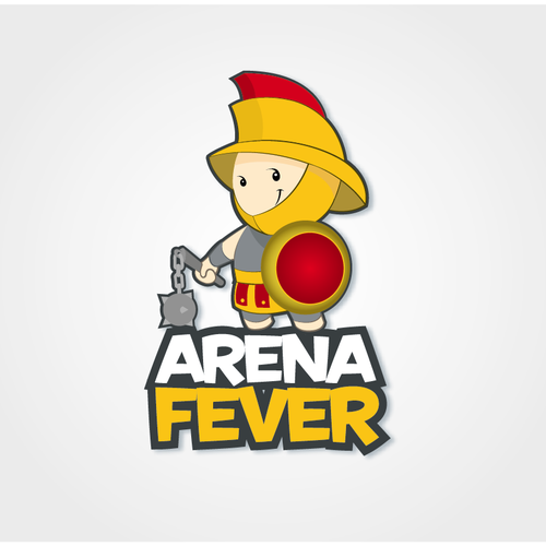 App logo with the title 'Logo für ein Mobile Game "Arenafever"'