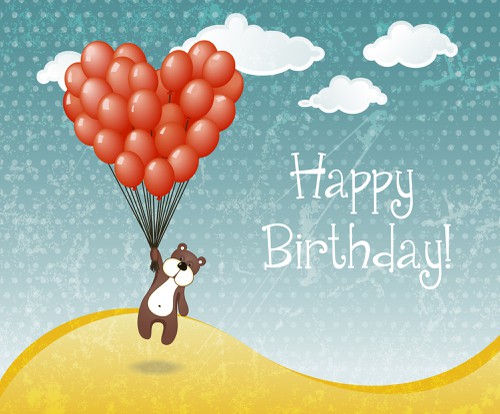 Invitation artwork with the title 'Create a Birthday Card for the #1 Birthday Card app on Facebook, Android and iOS'