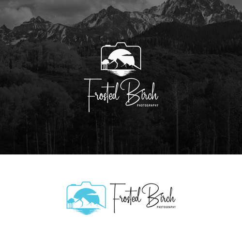 Alaska logo with the title 'Frosted Birch Photography'