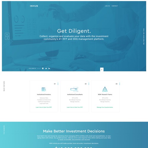 Crisp design with the title 'LandingPage'