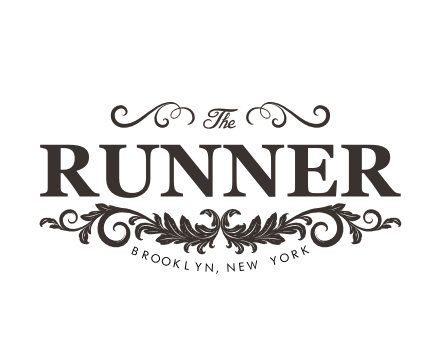 Baroque logo with the title 'The Runner'