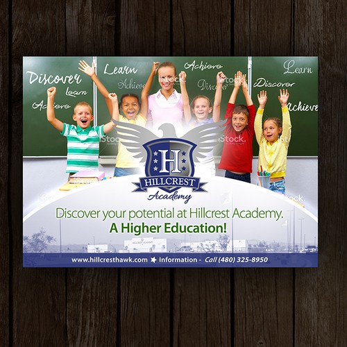 Education design with the title 'Postcard Design'