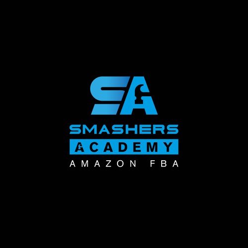Academy logo with the title 'Smashers Academy'