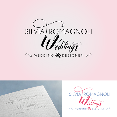 Letterhead logo with the title 'Logo for a wedding agency'