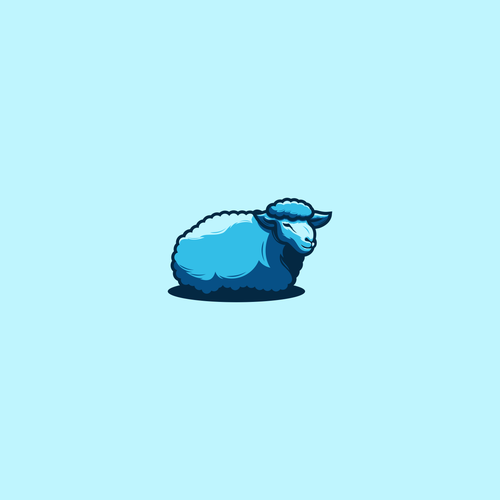 Sleep logo with the title 'Blu Sheep'