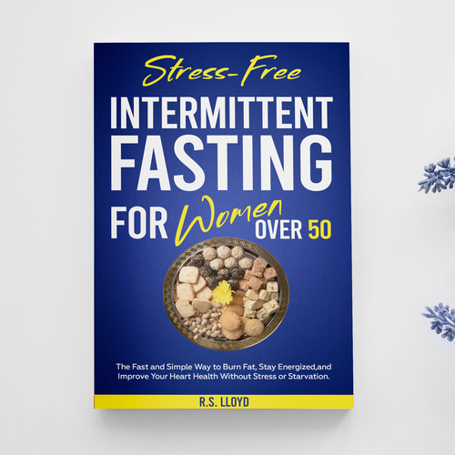 Stress design with the title 'Intermittent Fasting Cover Design'