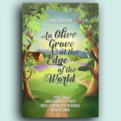 Tree book cover with the title 'book cover design '