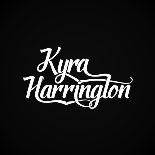 Typeface design with the title 'Text Logo concept.'