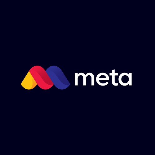 M design with the title 'Meta Logo'