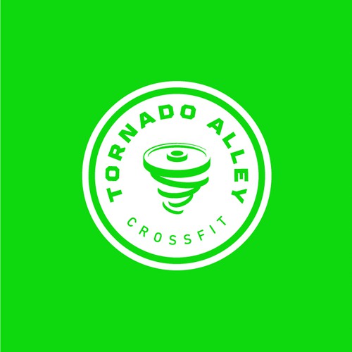 Crossfit design with the title 'Tornado Alley CrossFit Logo'