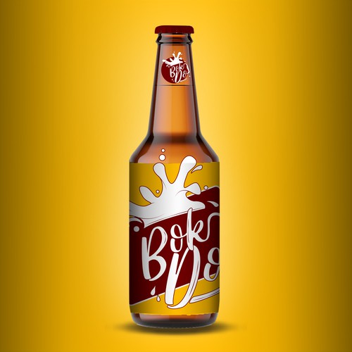 Parcel logo with the title 'Beer bottle design.'