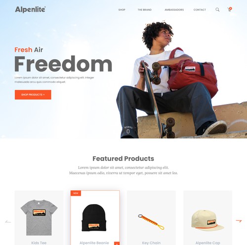 Backpack design with the title 'Retro Outdoor Backpack Brand'