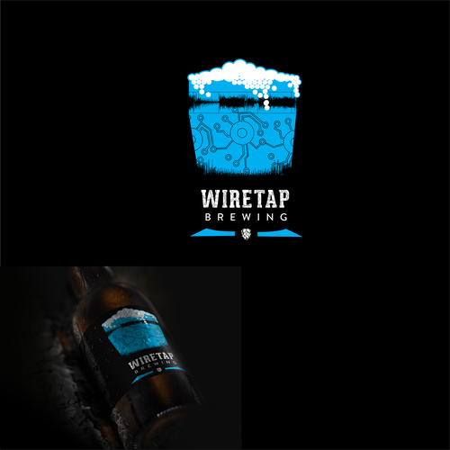 NASA design with the title 'Wiretap Brewing'