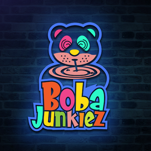 Pop-up logo with the title 'Boba'