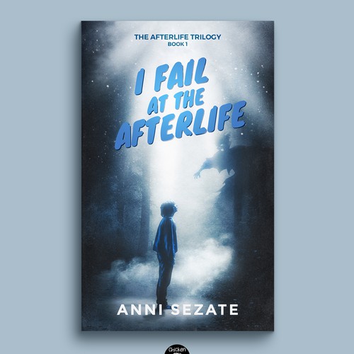 Paranormal book cover with the title 'I fail at the Afterlife'