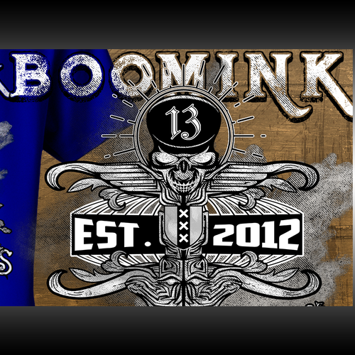 Old school t-shirt with the title 'Boomink Tattoo's'