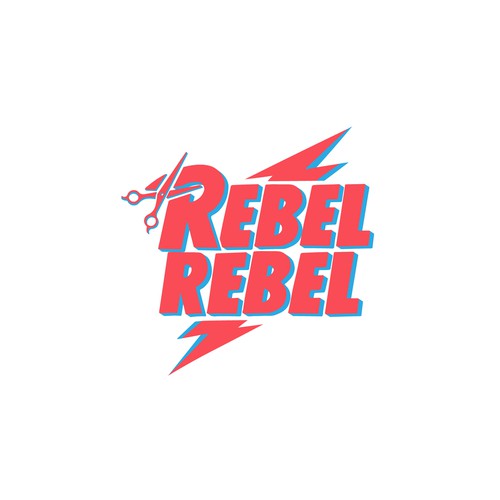 Salon brand with the title 'Rebel Rebel'