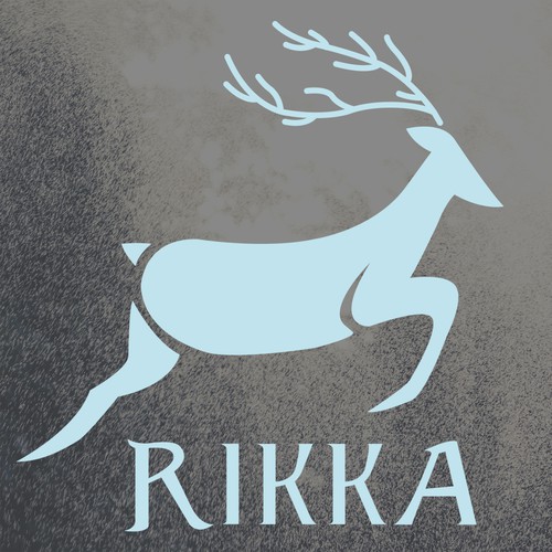 Moose logo with the title 'Logo für RIKKA'