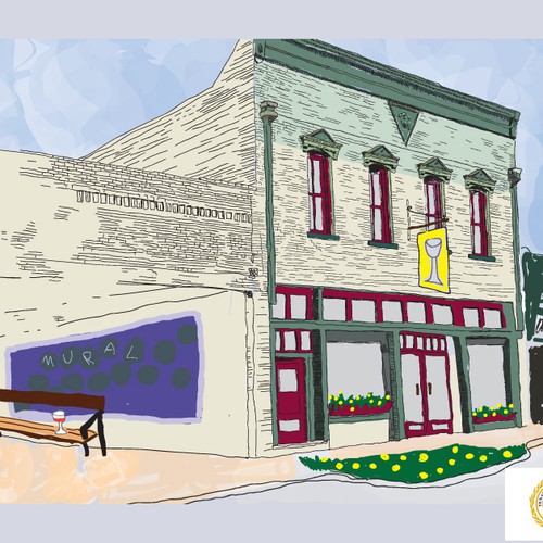 Architecture illustration with the title 'Illustration'