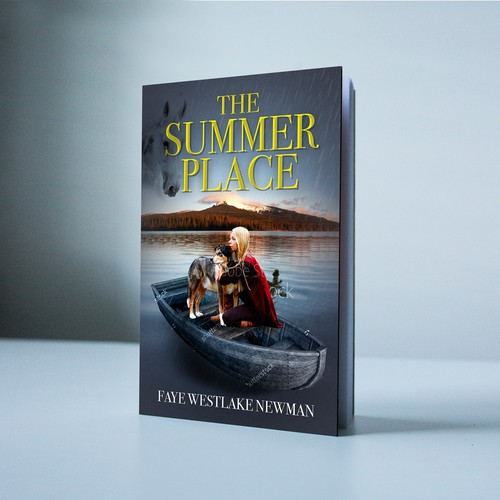 Summer book cover with the title 'The Summer place'