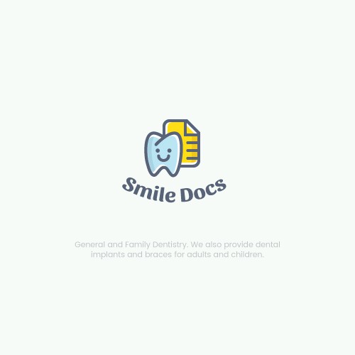 Smile brand with the title 'Unique and Creative logo for Dentistry'
