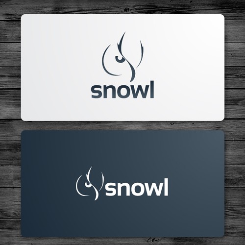 Ecommerce logo with the title 'Logo Design for Snowl'