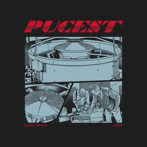 Industrial t-shirt with the title 'PUCEST Shirt '