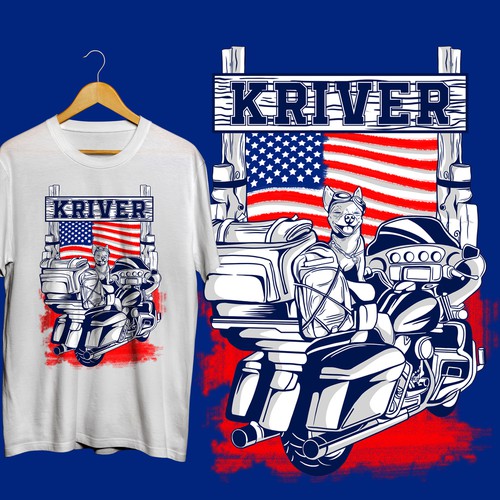 Motorcycle t-shirt with the title 'Scooter T Shirt Design'