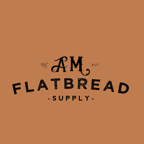 Hipster brand with the title 'Conceito para AM Flatbread Supply'