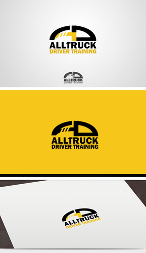 Truck brand with the title 'Alltruck Driver Training Logo'
