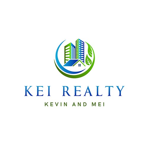 Property brand with the title 'Real estate logo'