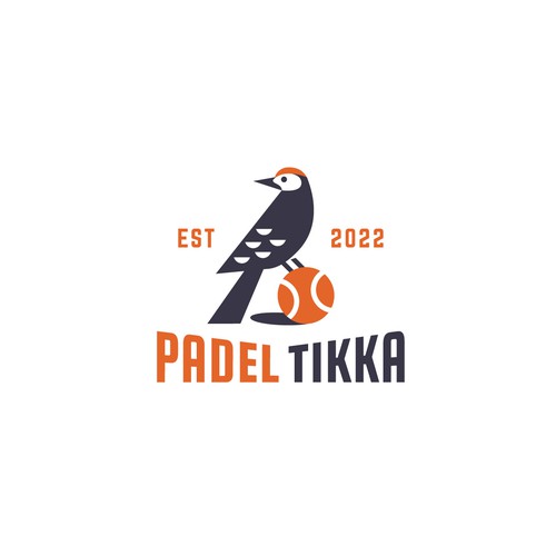 Tennis logo with the title 'Logo concept for a sports complex'