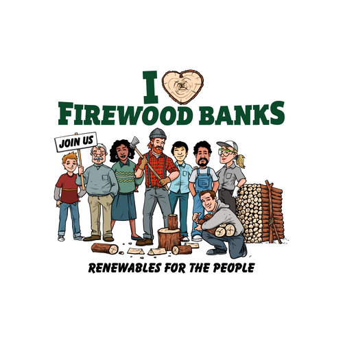 People logo with the title 'I Love Firewood Banks'