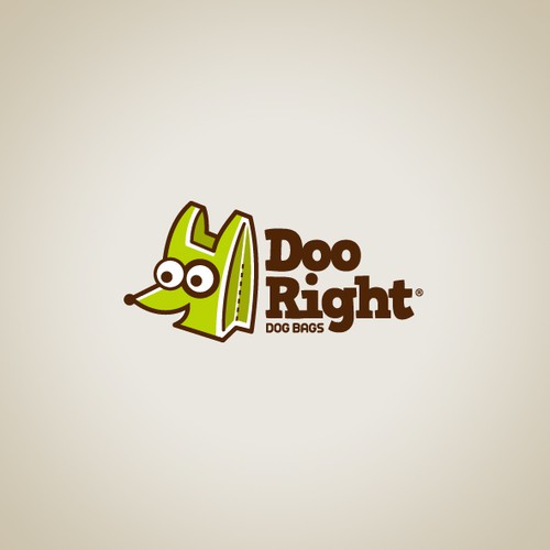 Bag logo with the title 'Doo Right'