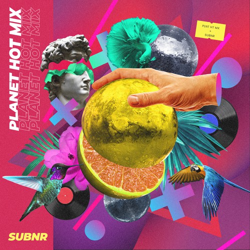 Nightclub design with the title 'Album Cover'