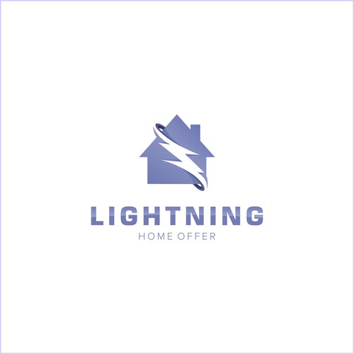 Lightning logo with the title 'Real Estate'