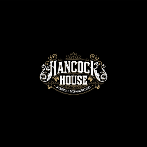 Victorian logo with the title 'Hancock House'