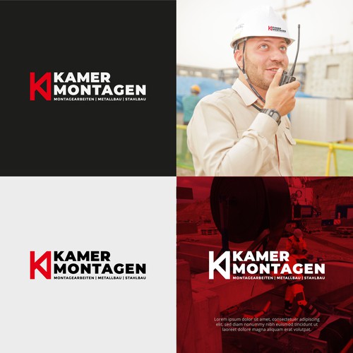 Brazilian design with the title 'Logo Design for Kamer Montagen'
