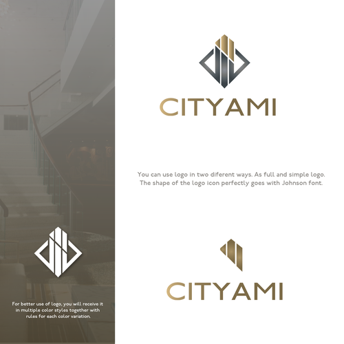 Hotel brand with the title 'Hotel Group Logo '