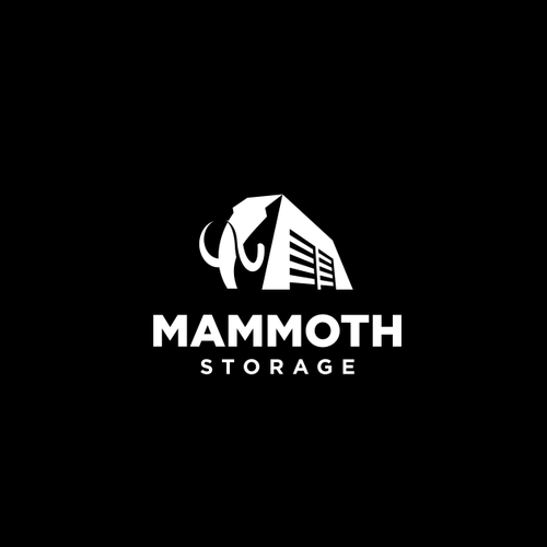 Mammoth logo with the title 'Logo concept for Mammoth Storage'