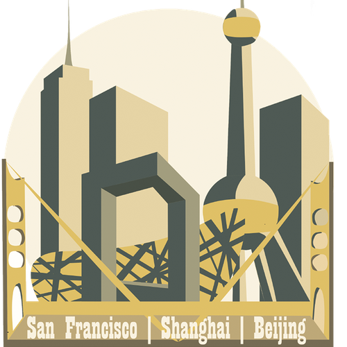 City t-shirt with the title 'Retro Summer T-shirt with City Skylines'