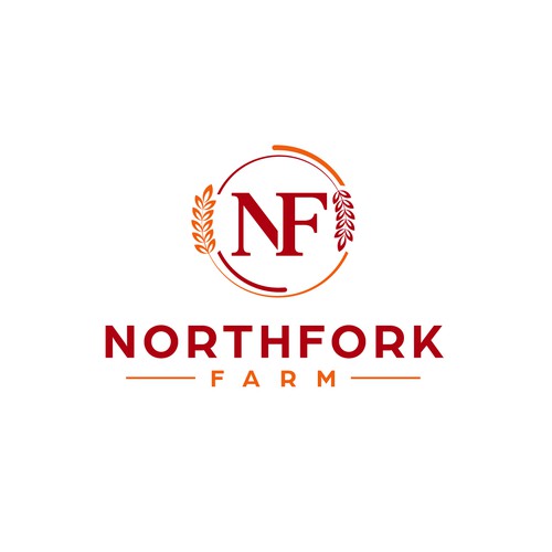 Farm design with the title 'Logo for Northfork Farm'