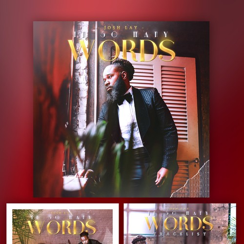 Professional illustration with the title 'ALBUM COVER FOR "JOSH LAY" ELEGANT STYLE'